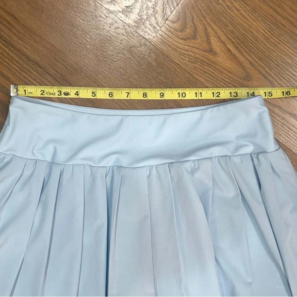 Lorna Jane Sky Blue Pleated Tennis Skort - Picture 4 of 5